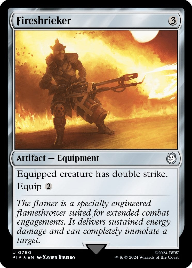 Image for Fireshrieker (Surge Foil) (Universes Beyond: Fallout) (760) - Magic: The Gathering