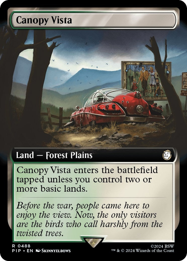 Image for Canopy Vista (Extended Art) (Universes Beyond: Fallout) (488) - Magic: The Gathering