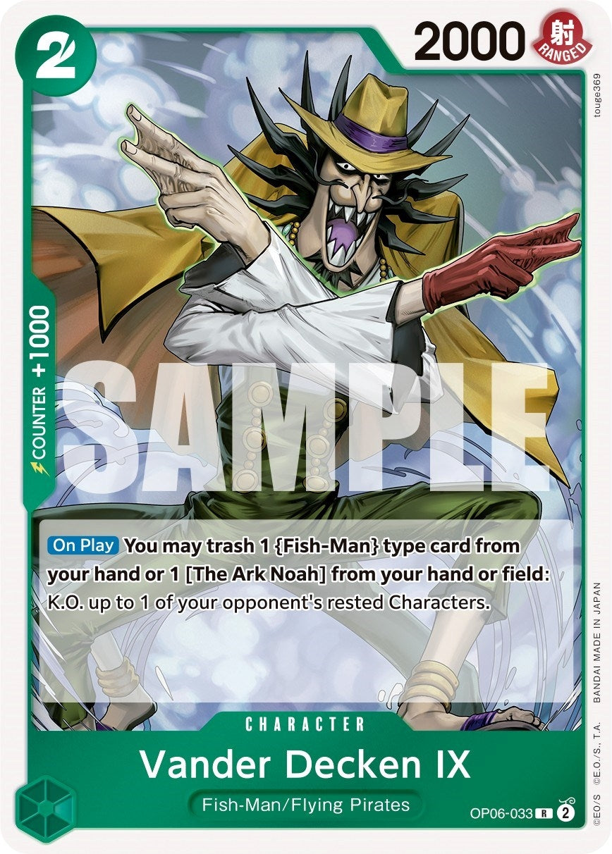 Image for Vander Decken IX (Wings of the Captain) (OP06-033) - One Piece Card Game