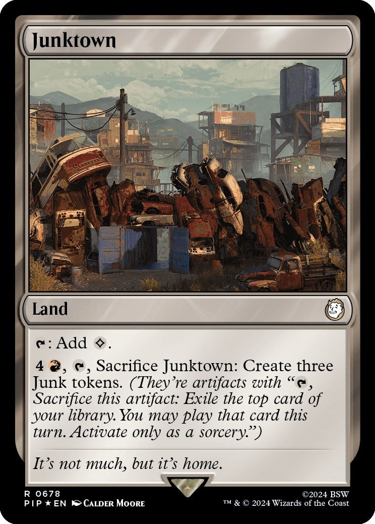 Image for Junktown (Surge Foil) (Universes Beyond: Fallout) (678) - Magic: The Gathering