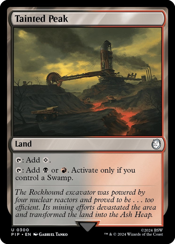 Image for Tainted Peak (Universes Beyond: Fallout) (300) - Magic: The Gathering