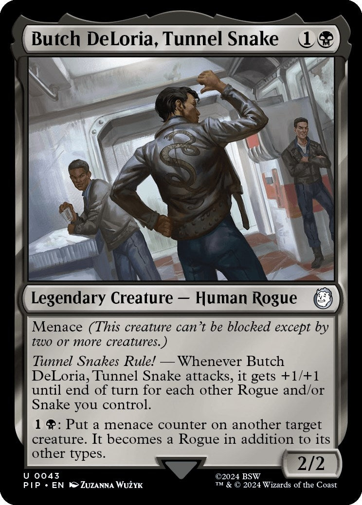Image for Butch DeLoria, Tunnel Snake (Universes Beyond: Fallout) (43) - Magic: The Gathering