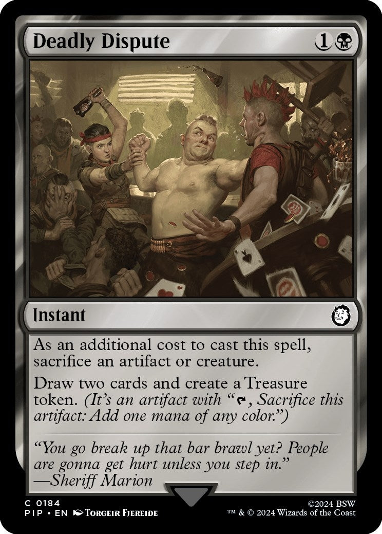 Image for Deadly Dispute (Universes Beyond: Fallout) (184) - Magic: The Gathering