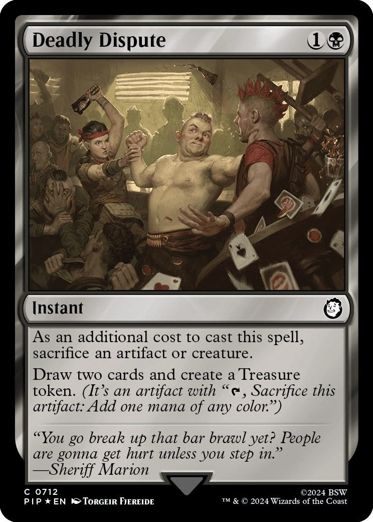Image for Deadly Dispute (Surge Foil) (Universes Beyond: Fallout) (712) - Magic: The Gathering