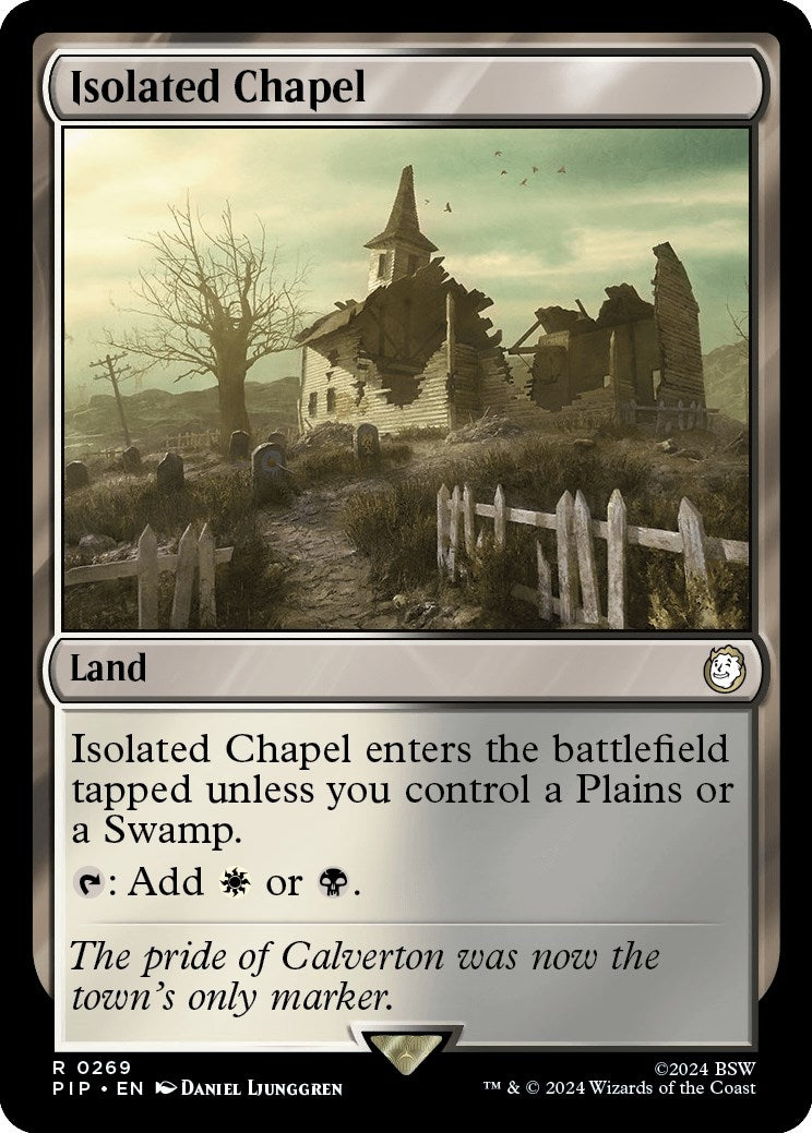 Image for Isolated Chapel (Universes Beyond: Fallout) (269) - Magic: The Gathering