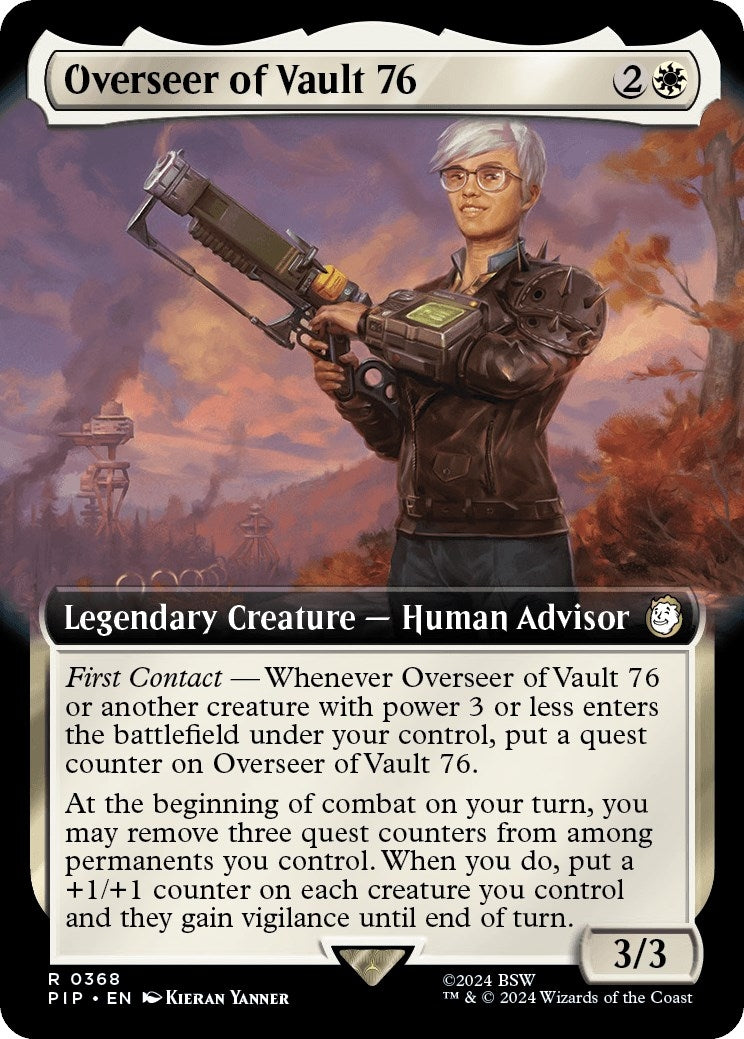 Image for Overseer of Vault 76 (Extended Art) (Universes Beyond: Fallout) (368) - Magic: The Gathering