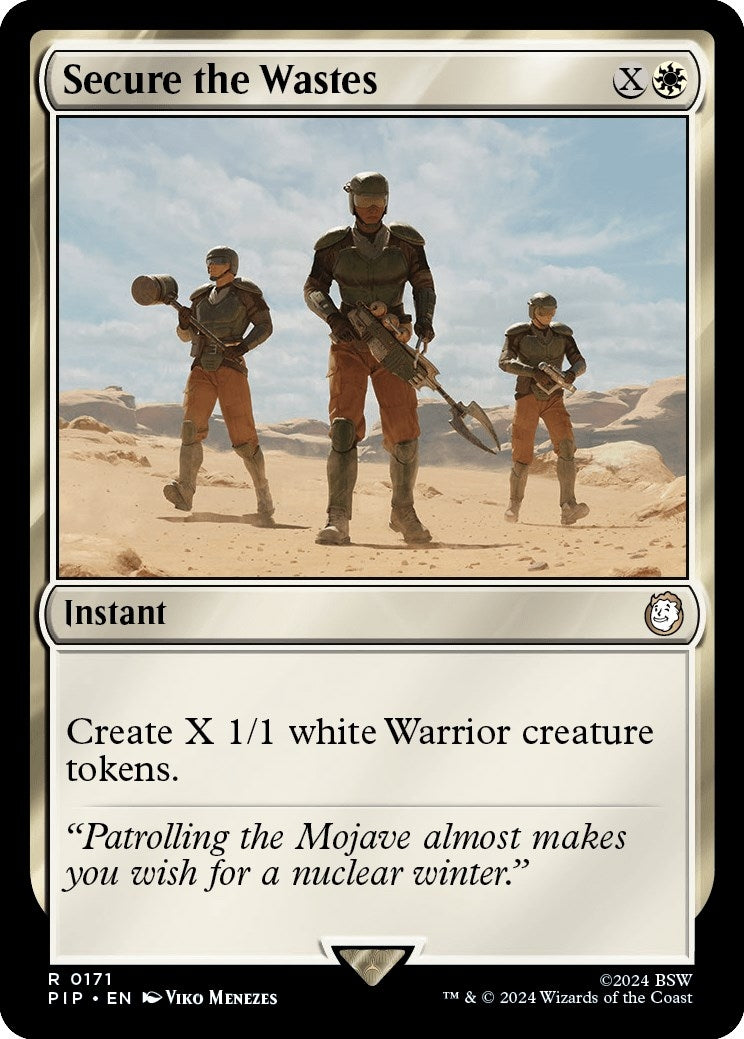Image for Secure the Wastes (Universes Beyond: Fallout) (171) - Magic: The Gathering