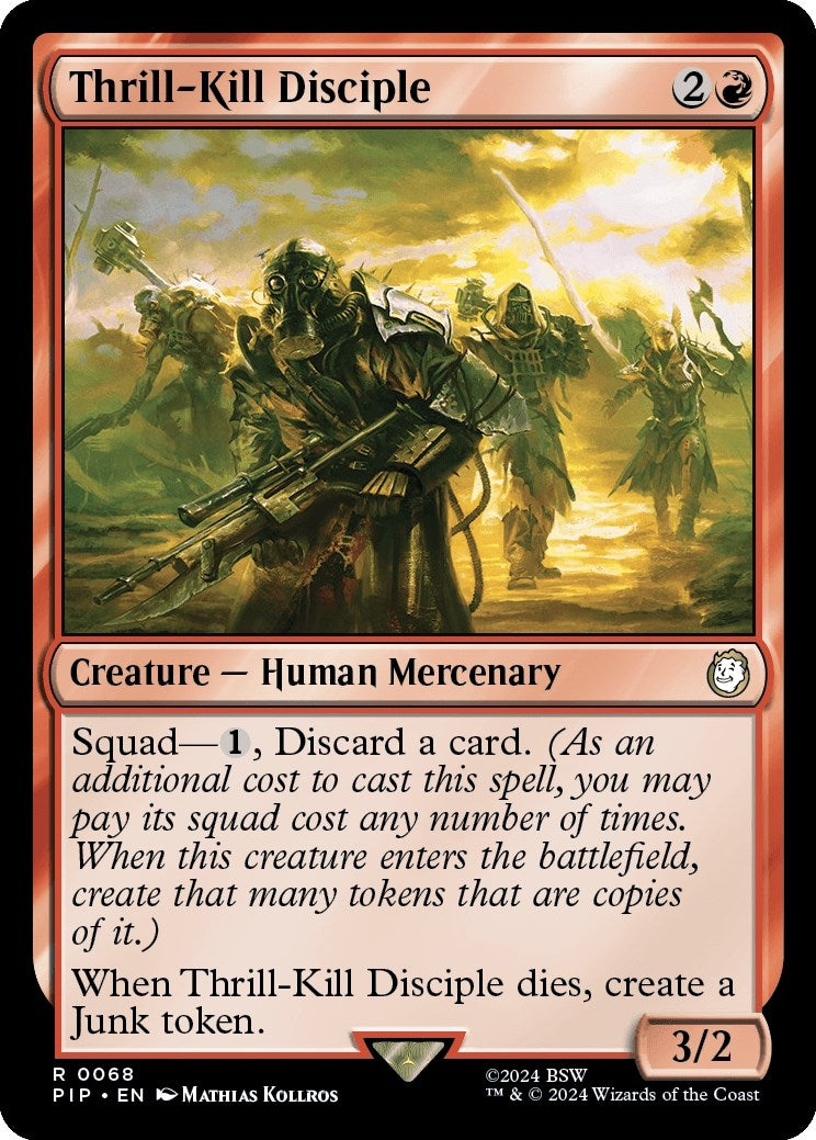 Image for Thrill-Kill Disciple (Universes Beyond: Fallout) (68) - Magic: The Gathering