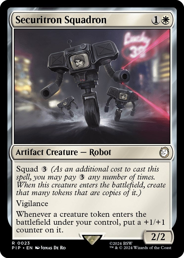 Image for Securitron Squadron (Universes Beyond: Fallout) (23) - Magic: The Gathering