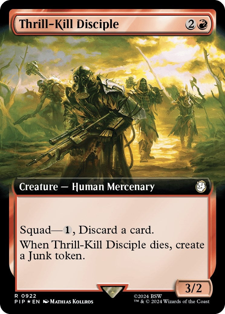 Image for Thrill-Kill Disciple (Extended Art) (Surge Foil) (Universes Beyond: Fallout) (922) - Magic: The Gathering