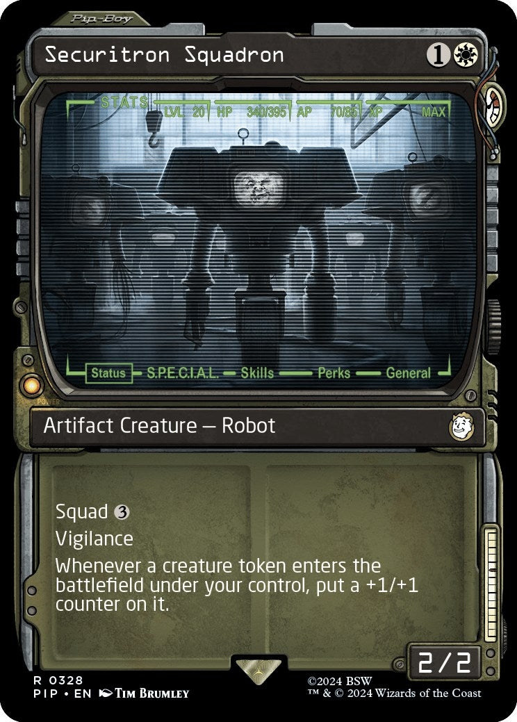 Image for Securitron Squadron (Showcase) (Universes Beyond: Fallout) (328) - Magic: The Gathering