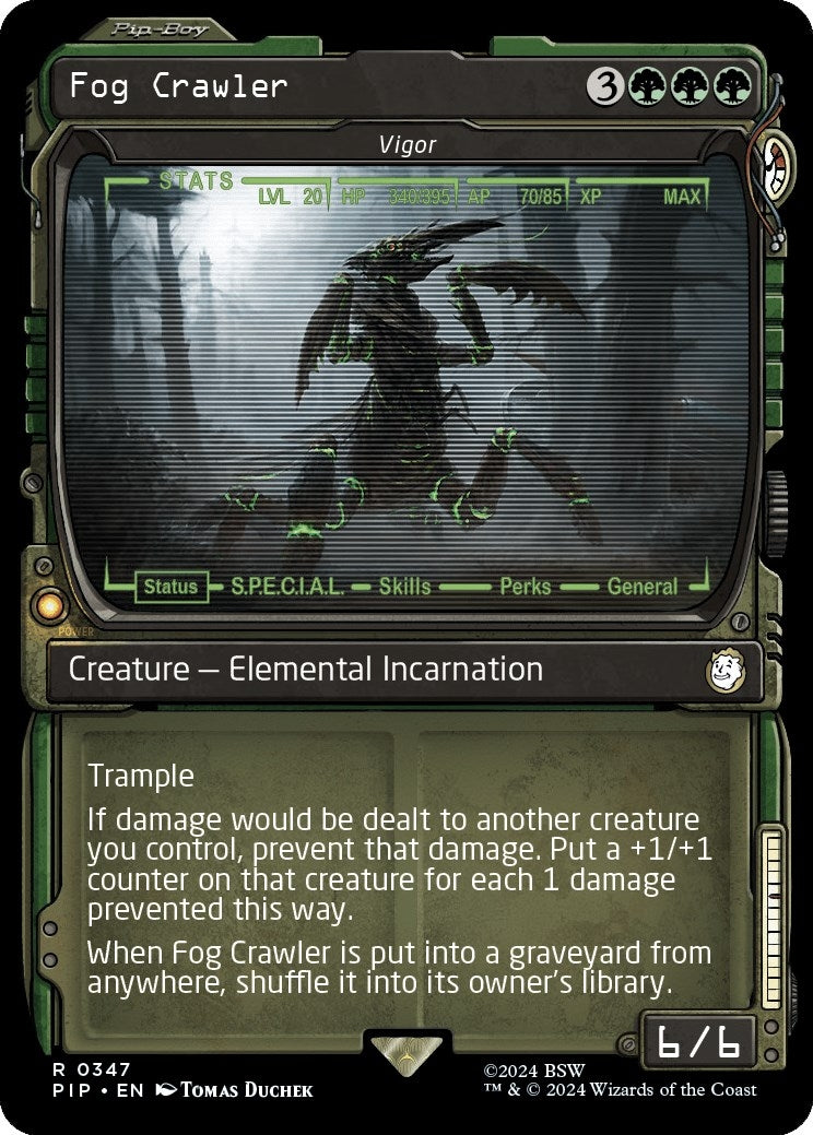 Image for Fog Crawler - Vigor (Showcase) (Universes Beyond: Fallout) (347) - Magic: The Gathering