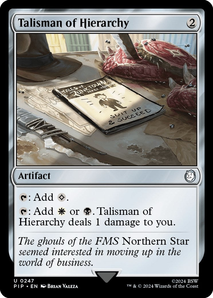 Image for Talisman of Hierarchy (Universes Beyond: Fallout) (247) - Magic: The Gathering