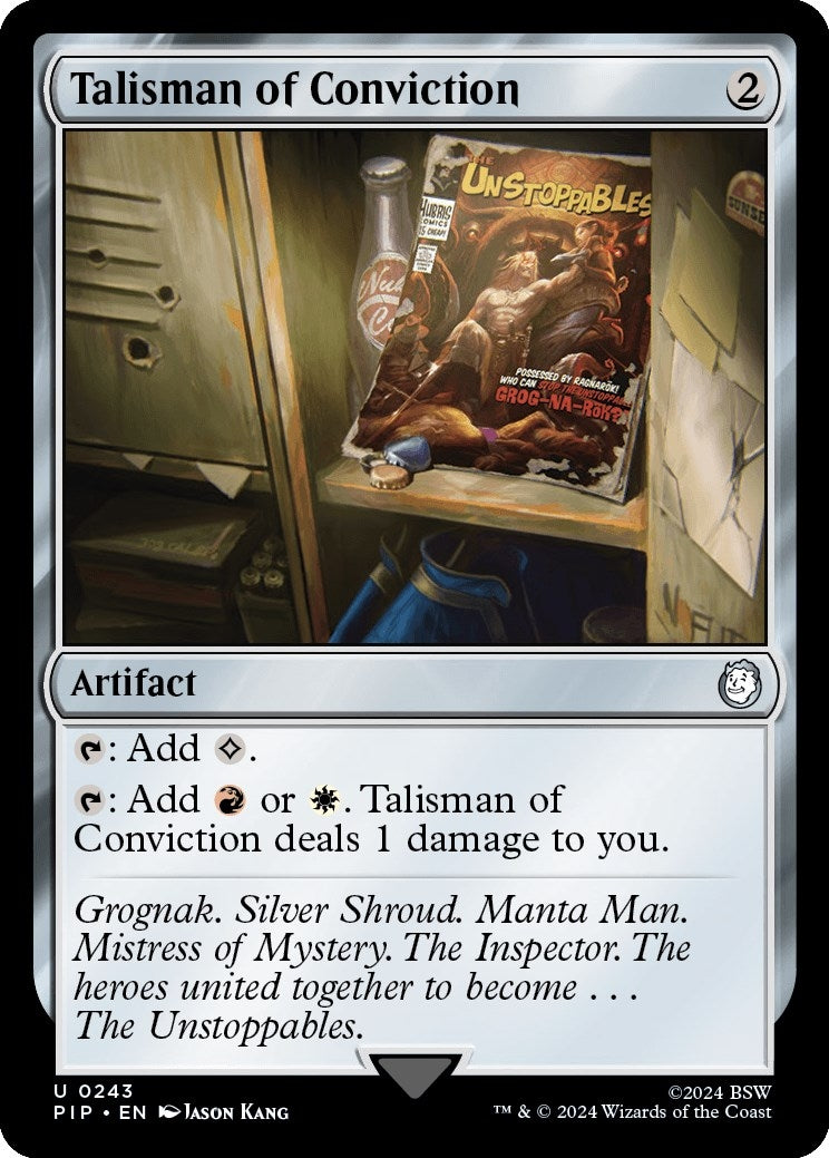 Image for Talisman of Conviction (Universes Beyond: Fallout) (243) - Magic: The Gathering
