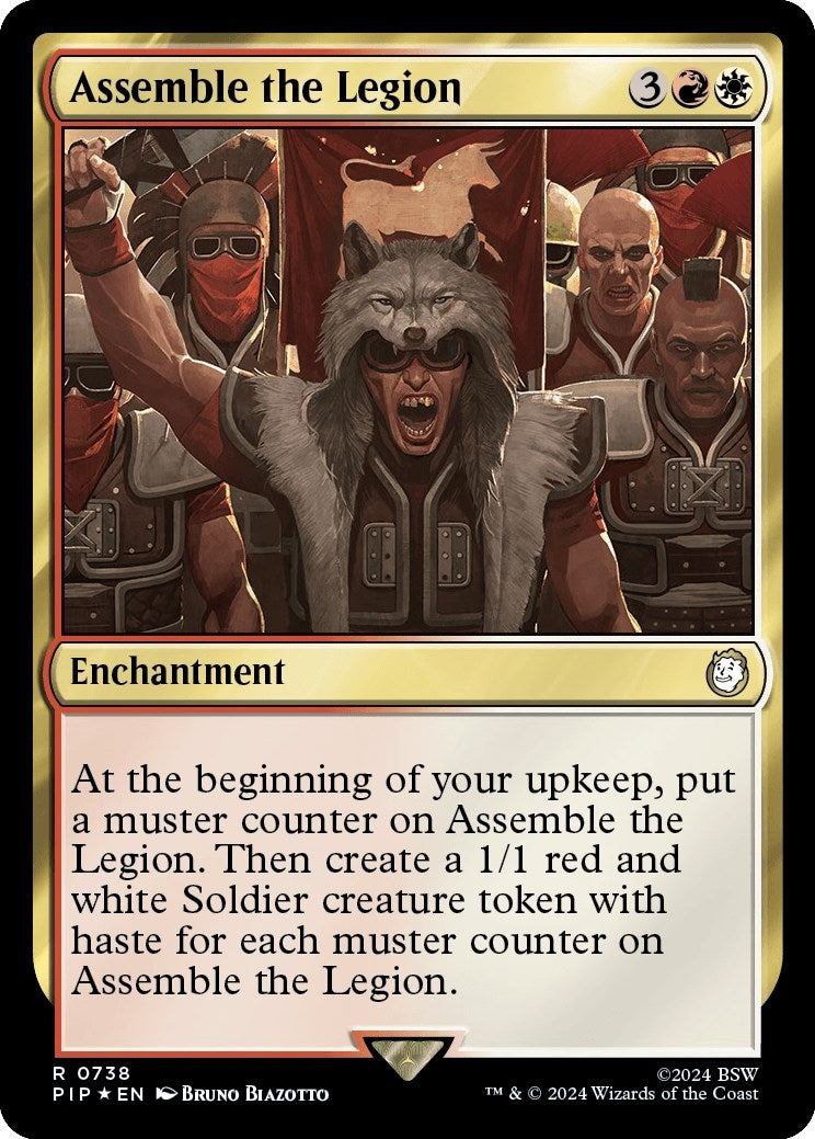 Image for Assemble the Legion (Surge Foil) (Universes Beyond: Fallout) (738) - Magic: The Gathering
