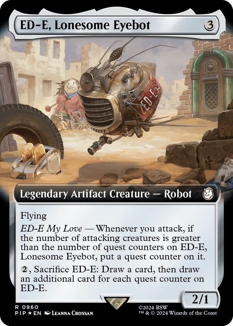 Image for ED-E, Lonesome Eyebot (Extended Art) (Surge Foil) (Universes Beyond: Fallout) (960) - Magic: The Gathering