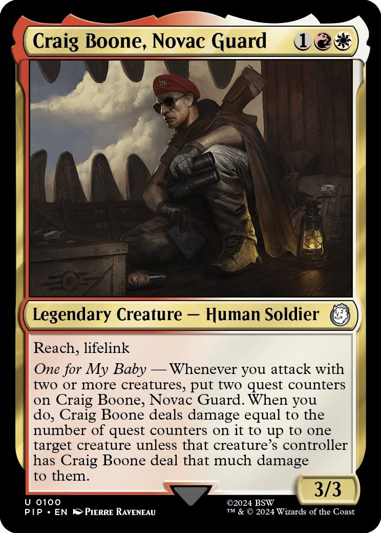 Image for Craig Boone, Novac Guard (Universes Beyond: Fallout) (100) - Magic: The Gathering