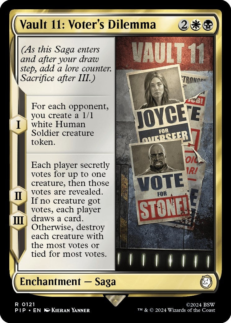 Image for Vault 11: Voter's Dilemma (Universes Beyond: Fallout) (121) - Magic: The Gathering