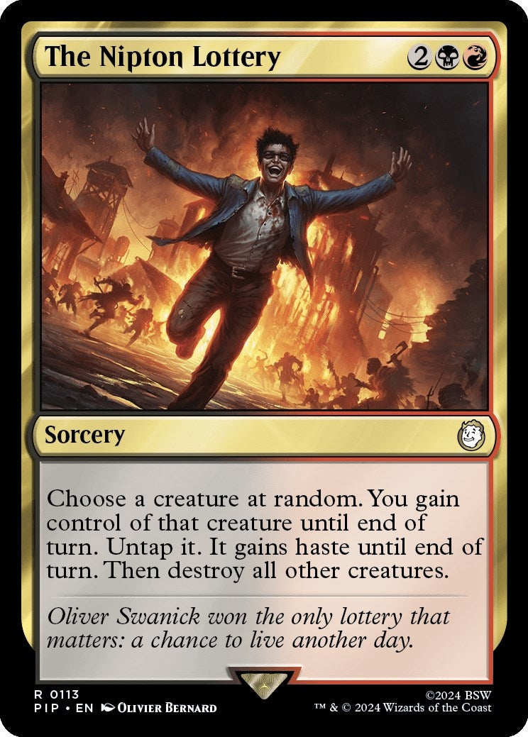 Image for The Nipton Lottery (Universes Beyond: Fallout) (113) - Magic: The Gathering