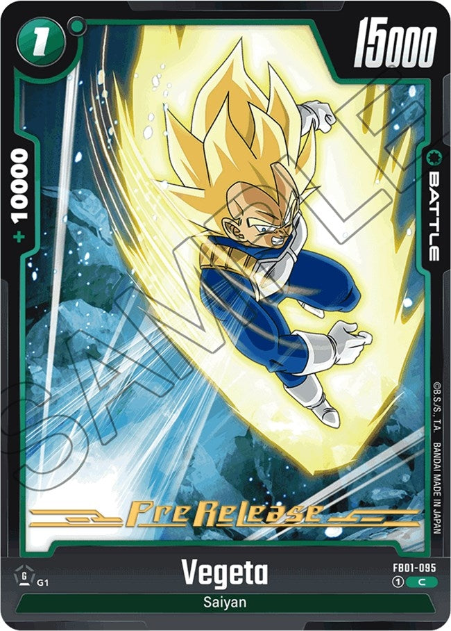 Image for Vegeta - FB01-095 (Awakened Pulse Pre-Release Cards) (FB01-095) - Dragon Ball Super: Fusion World