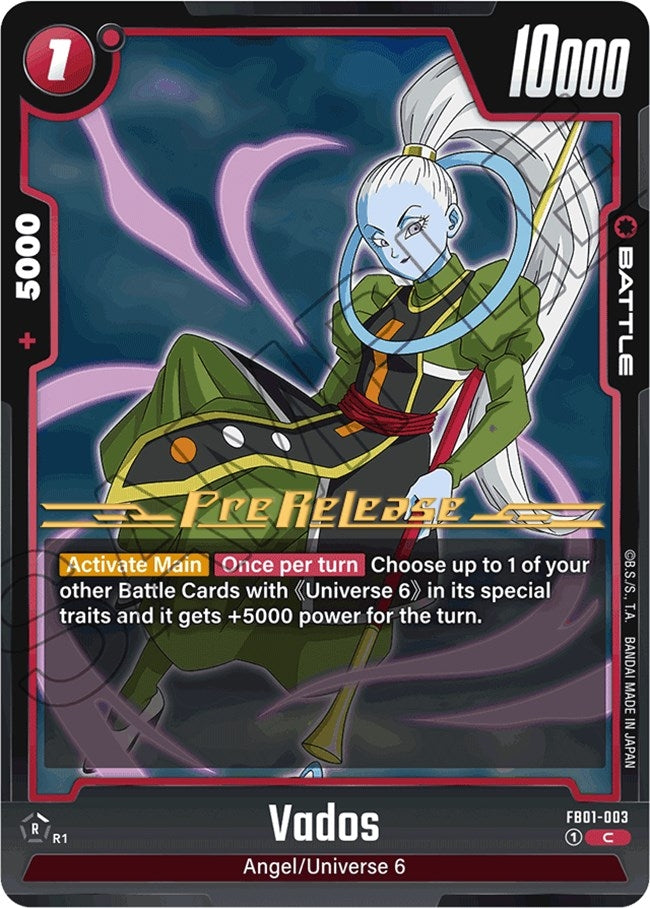 Image for Vados (Awakened Pulse Pre-Release Cards) (FB01-003) - Dragon Ball Super: Fusion World