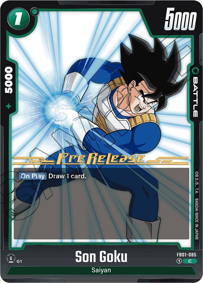 Image for Son Goku - FB01-085 (Awakened Pulse Pre-Release Cards) (FB01-085) - Dragon Ball Super: Fusion World