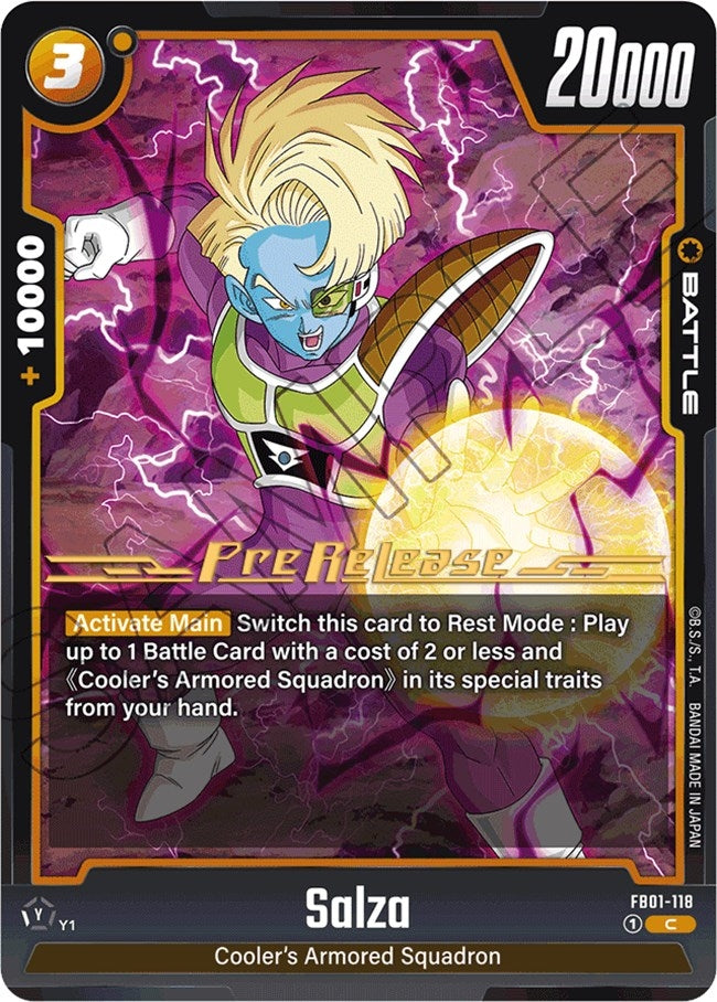 Image for Salza - FB01-118 (Awakened Pulse Pre-Release Cards) (FB01-118) - Dragon Ball Super: Fusion World