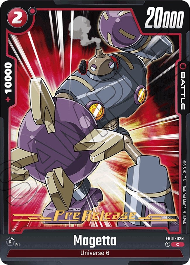 Image for Magetta (Awakened Pulse Pre-Release Cards) (FB01-029) - Dragon Ball Super: Fusion World