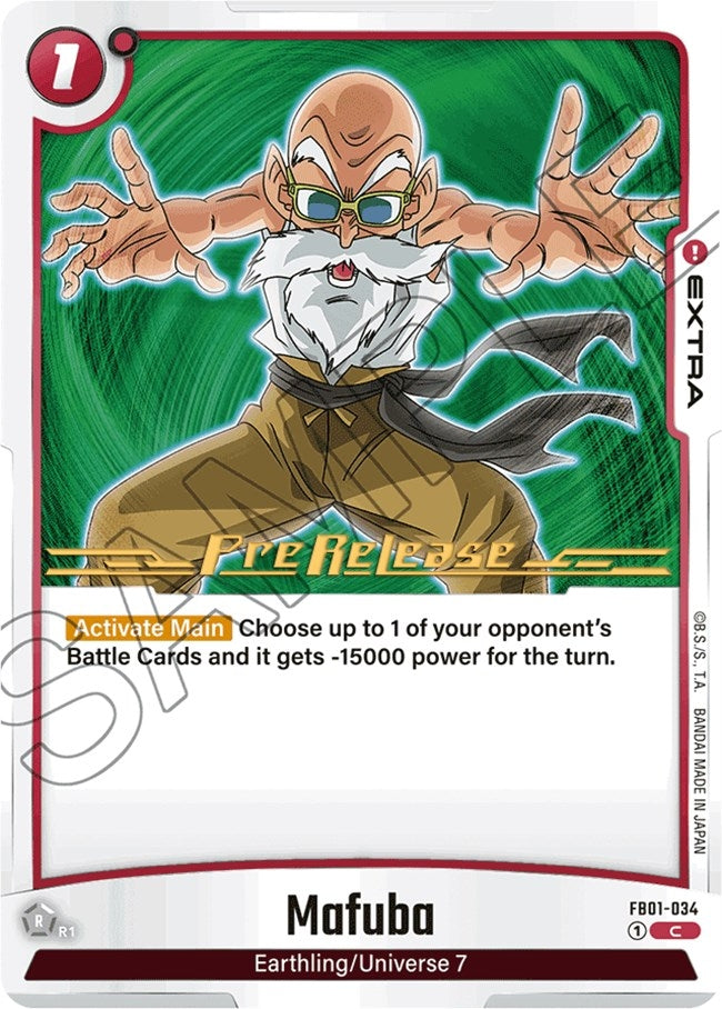 Image for Mafuba (Awakened Pulse Pre-Release Cards) (FB01-034) - Dragon Ball Super: Fusion World