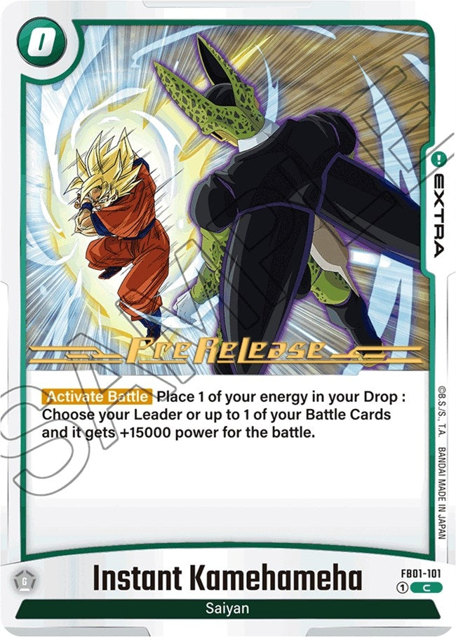 Image for Instant Kamehameha (Awakened Pulse Pre-Release Cards) (FB01-101) - Dragon Ball Super: Fusion World