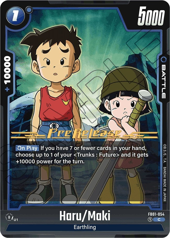Image for Haru/Maki (Awakened Pulse Pre-Release Cards) (FB01-054) - Dragon Ball Super: Fusion World
