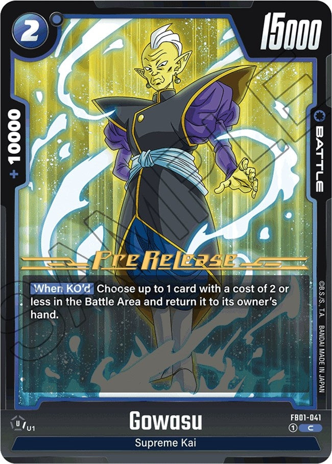 Image for Gowasu - FB01-041 (Awakened Pulse Pre-Release Cards) (FB01-041) - Dragon Ball Super: Fusion World