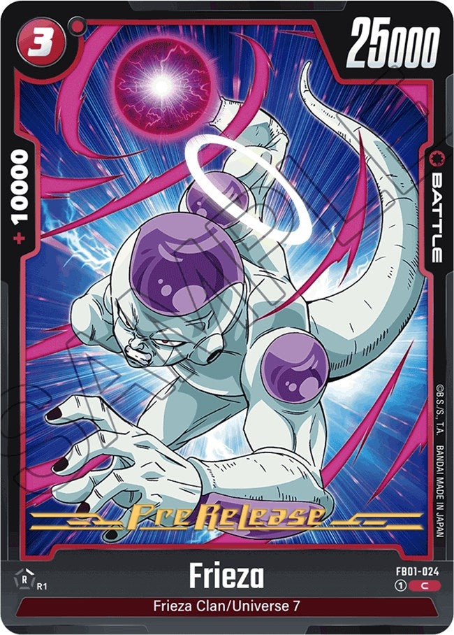 Image for Frieza - FB01-024 (Awakened Pulse Pre-Release Cards) (FB01-024) - Dragon Ball Super: Fusion World