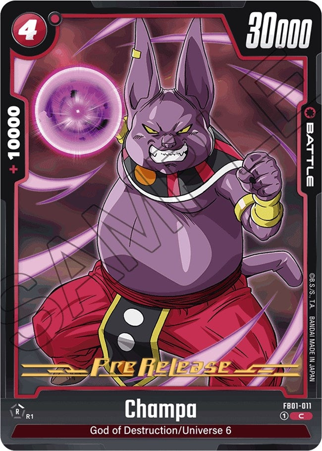 Image for Champa (Awakened Pulse Pre-Release Cards) (FB01-011) - Dragon Ball Super: Fusion World
