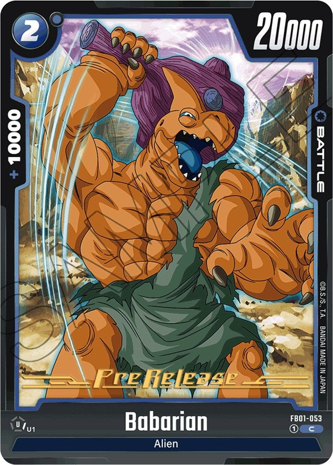 Image for Babarian (Awakened Pulse Pre-Release Cards) (FB01-053) - Dragon Ball Super: Fusion World