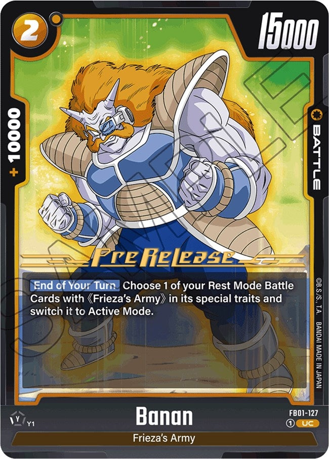 Image for Banan (Awakened Pulse Pre-Release Cards) (FB01-127) - Dragon Ball Super: Fusion World