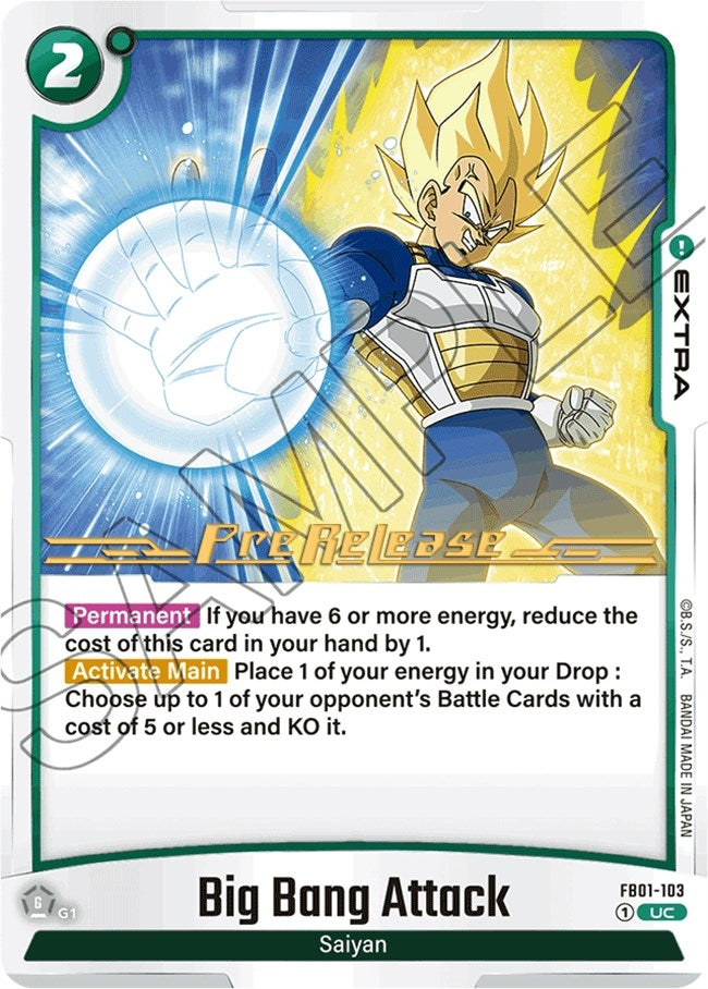 Image for Big Bang Attack (Awakened Pulse Pre-Release Cards) (FB01-103) - Dragon Ball Super: Fusion World