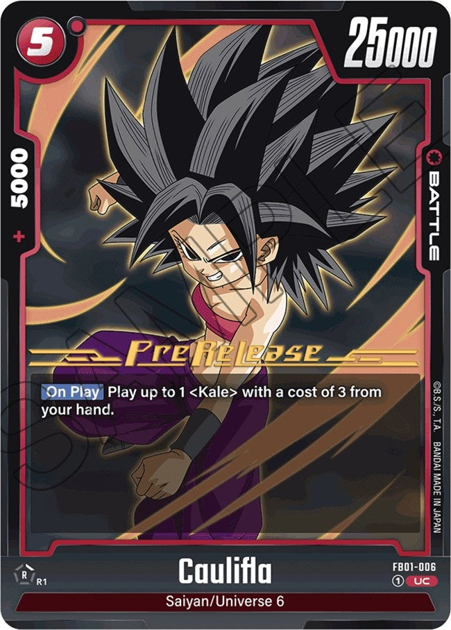 Image for Caulifla (Awakened Pulse Pre-Release Cards) (FB01-006) - Dragon Ball Super: Fusion World