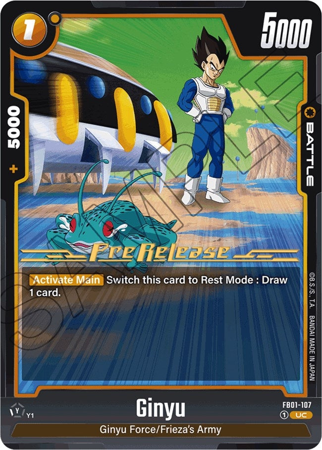 Image for Ginyu - FB01-107 (Awakened Pulse Pre-Release Cards) (FB01-107) - Dragon Ball Super: Fusion World