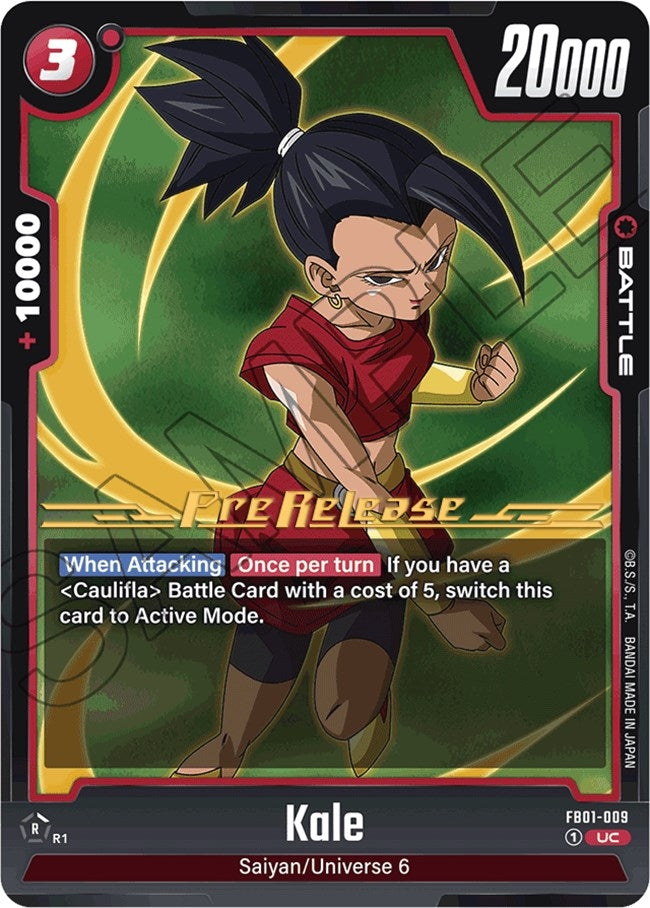 Image for Kale (Awakened Pulse Pre-Release Cards) (FB01-009) - Dragon Ball Super: Fusion World