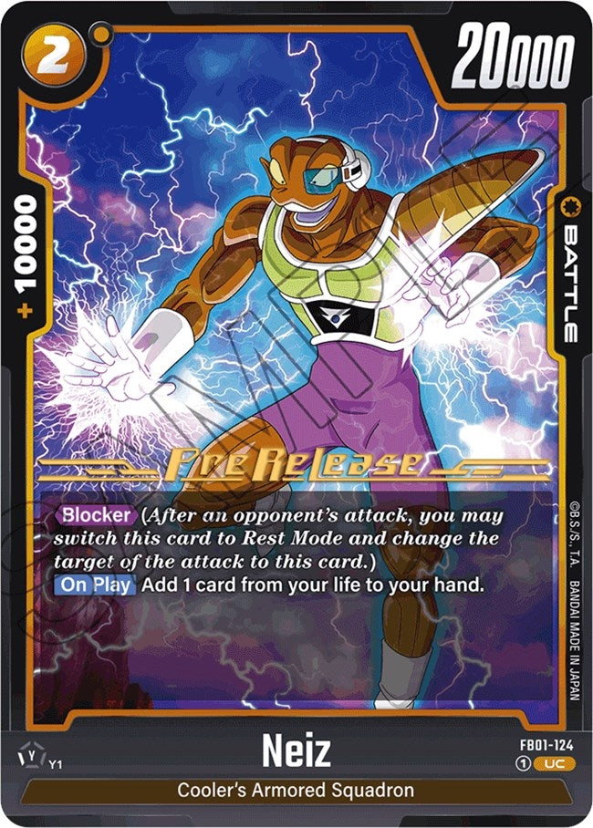 Image for Neiz (Awakened Pulse Pre-Release Cards) (FB01-124) - Dragon Ball Super: Fusion World