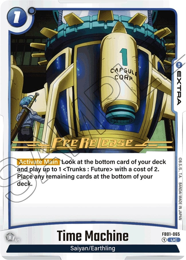 Image for Time Machine (Awakened Pulse Pre-Release Cards) (FB01-065) - Dragon Ball Super: Fusion World
