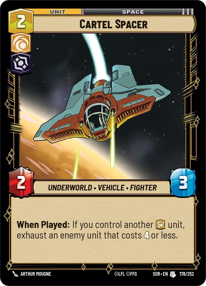 Image for Cartel Spacer (Spark of Rebellion) (178/252) - Star Wars: Unlimited