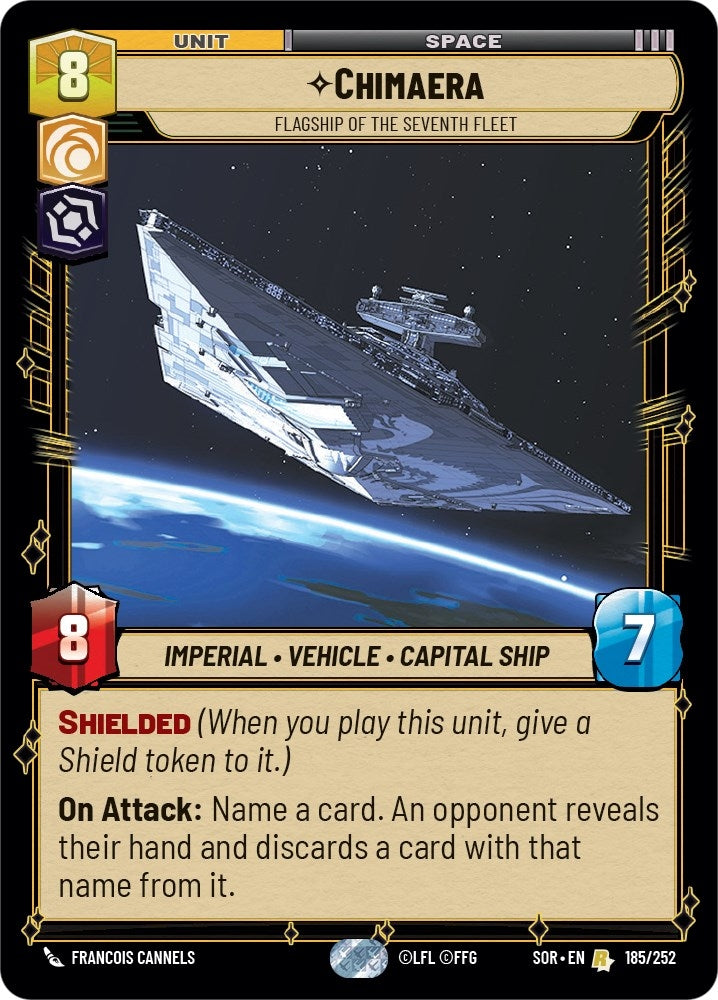 Image for Chimaera - Flagship of the Seventh Fleet (Spark of Rebellion) (185/252) - Star Wars: Unlimited