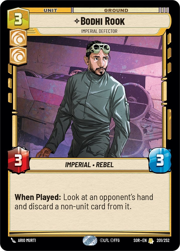Image for Bodhi Rook - Imperial Defector (Spark of Rebellion) (201/252) - Star Wars: Unlimited
