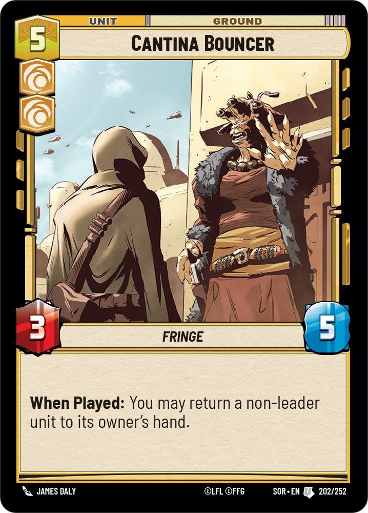 Image for Cantina Bouncer (Spark of Rebellion) (202/252) - Star Wars: Unlimited