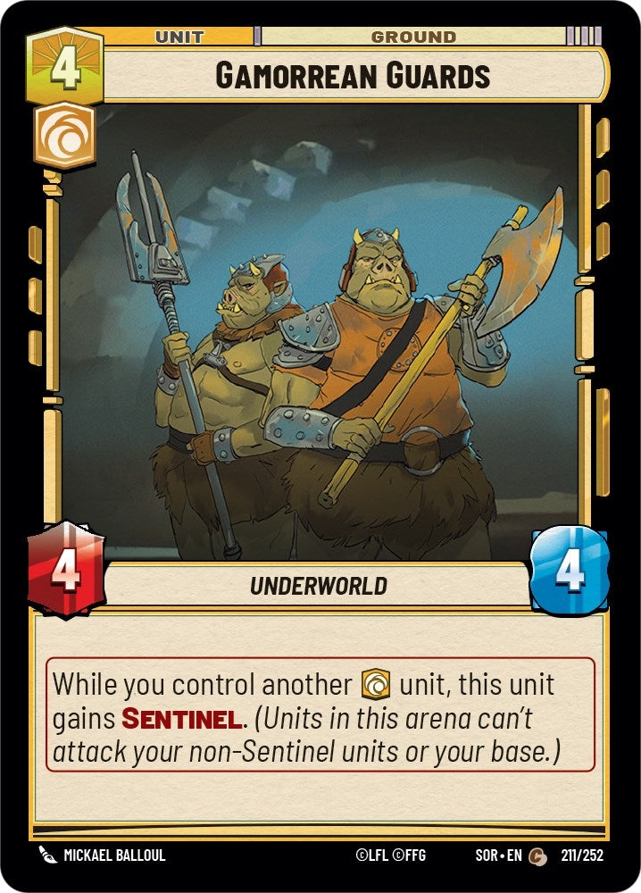 Image for Gamorrean Guards (Spark of Rebellion) (211/252) - Star Wars: Unlimited