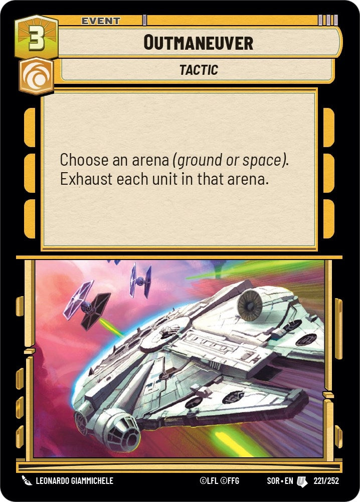 Image for Outmaneuver (Spark of Rebellion) (221/252) - Star Wars: Unlimited