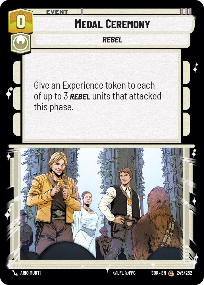 Image for Medal Ceremony (Spark of Rebellion) (245/252) - Star Wars: Unlimited