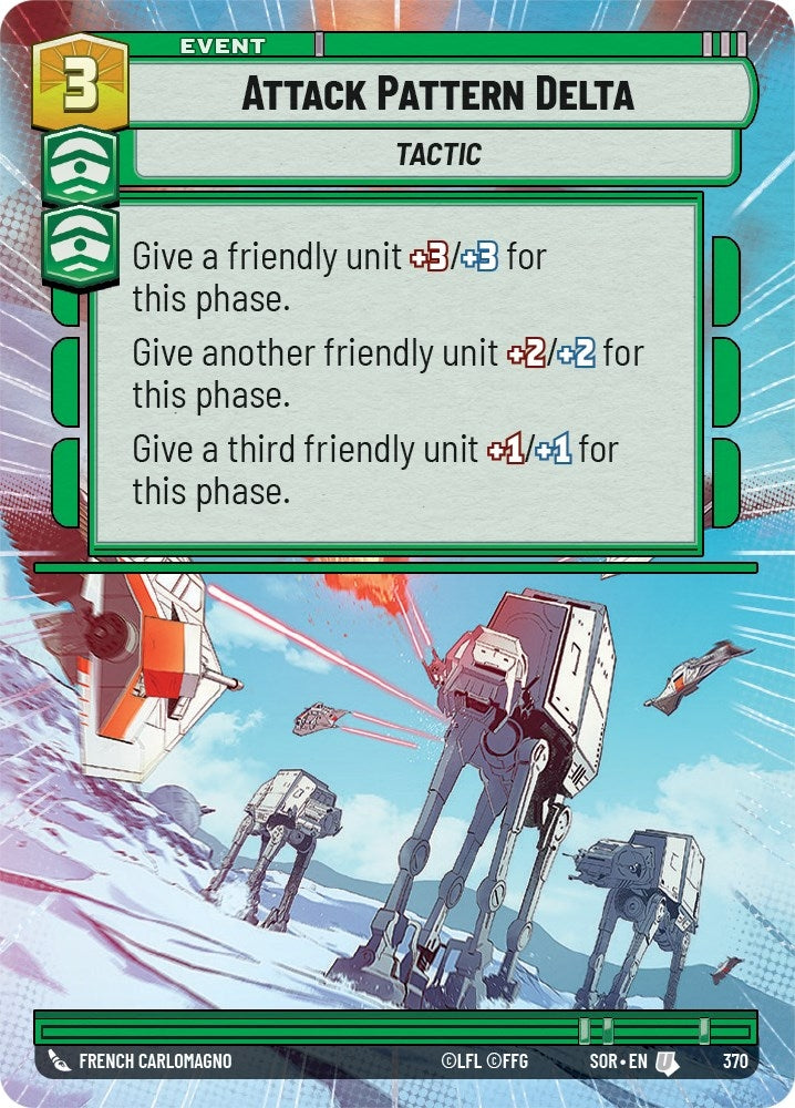 Image for Attack Pattern Delta (Hyperspace) (Spark of Rebellion) (370) - Star Wars: Unlimited